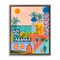 Stupell Industries Egyptian City Architecture Floating Frame, design by Nabeela Rumi
